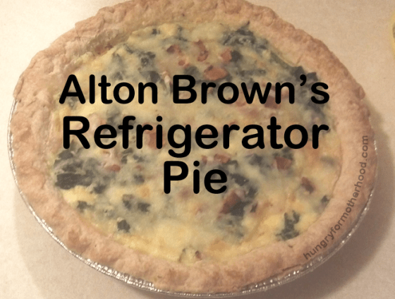 Alton Brown Refrigerator Pie
